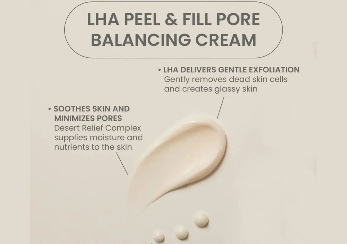 AXIS-Y | LHA Peel & Fill Pore Balancing Cream - 50ml