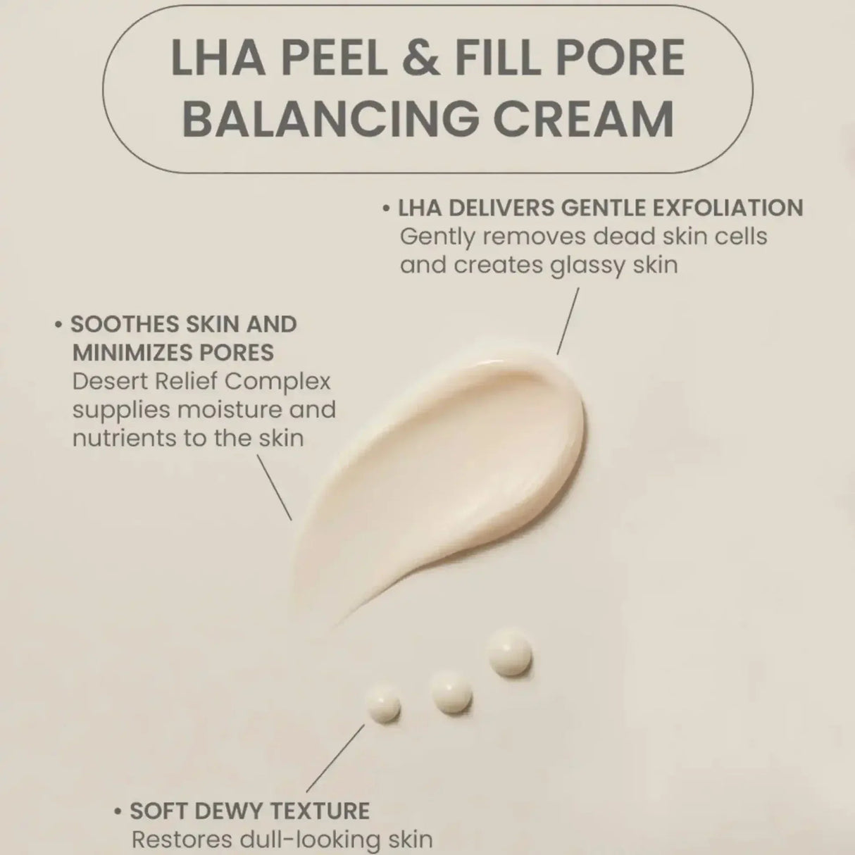 AXIS-Y | LHA Peel & Fill Pore Balancing Cream - 50ml - InternationalCosmetic