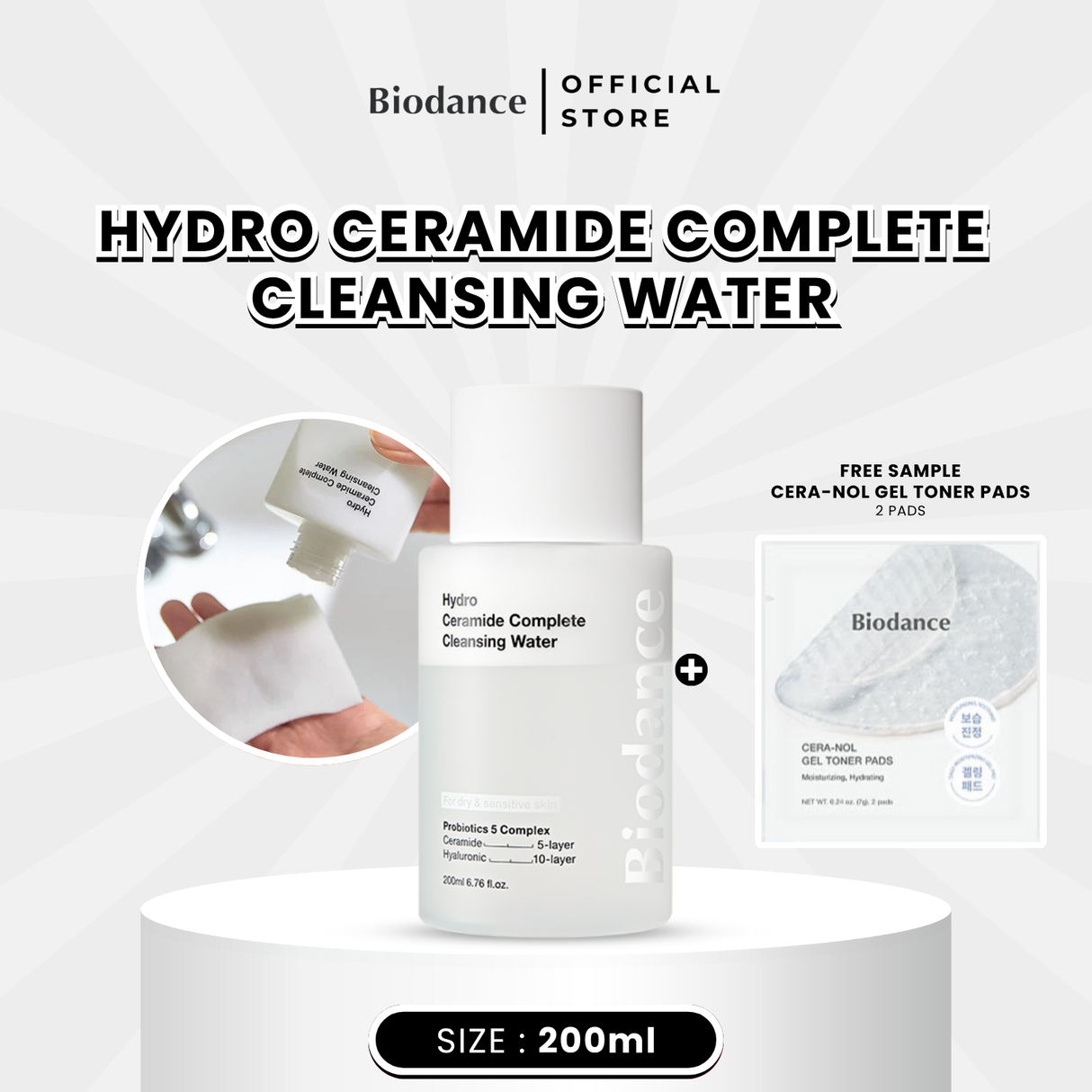BIODANCE | Hydro Ceramide Complete Cleansing Water - 200ml