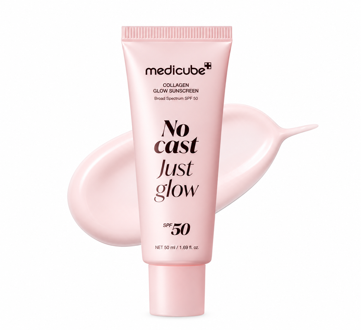MEDICUBE | Collagen Glow Sunscreen SPF 50 PA++++ - 50ml | No Cast Just Glow