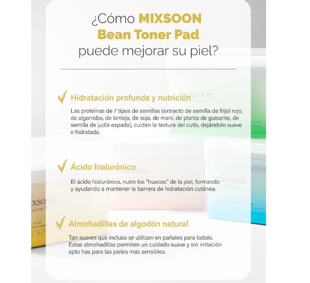 MIXSOON | Bean Toner Pad - 70ud