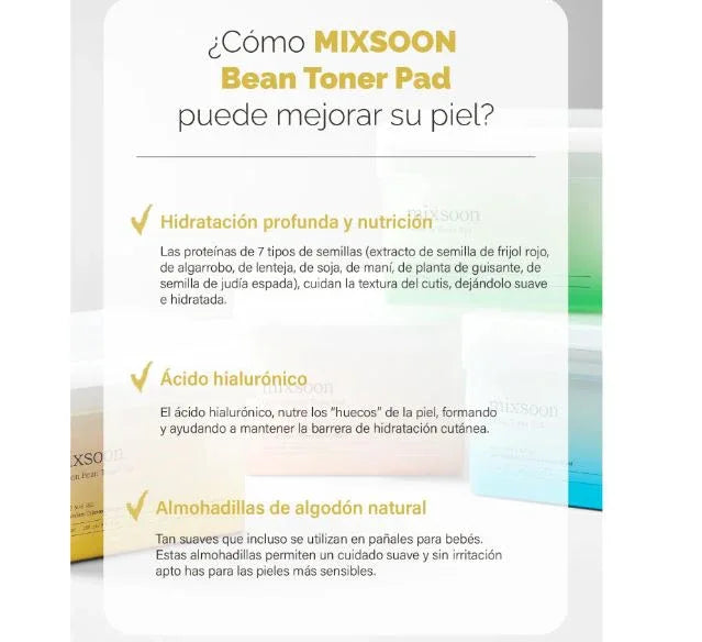 MIXSOON | Bean Toner Pad - 70ud - InternationalCosmetic