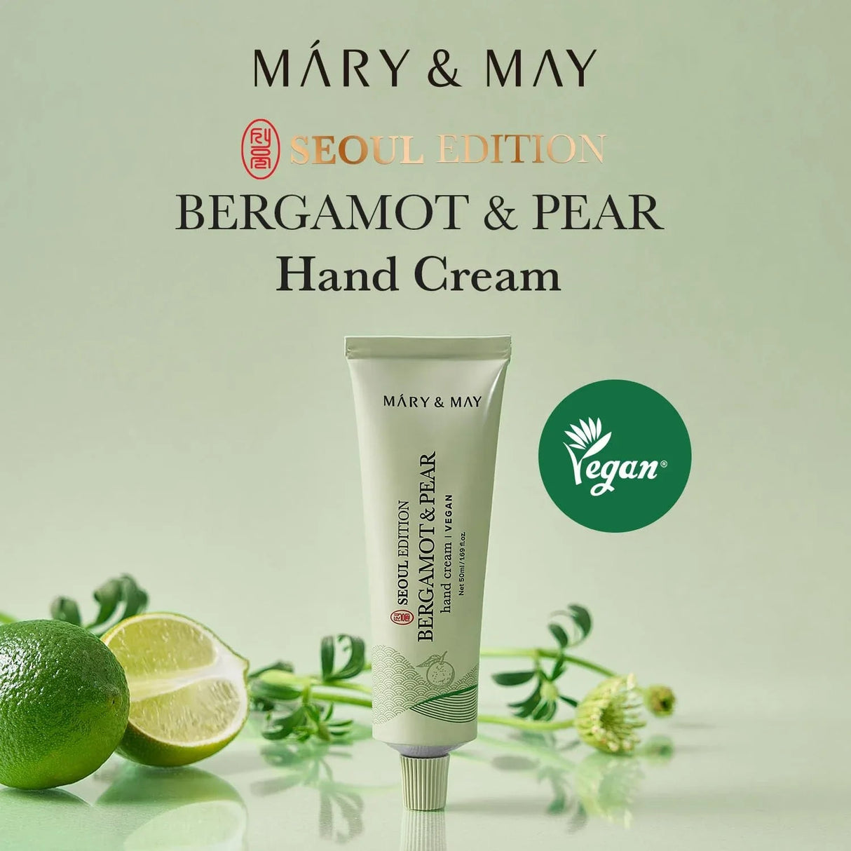 MARY & MAY | Seoul Edition “Bergamot & Pear” Hand Cream - 50 ml - InternationalCosmetic