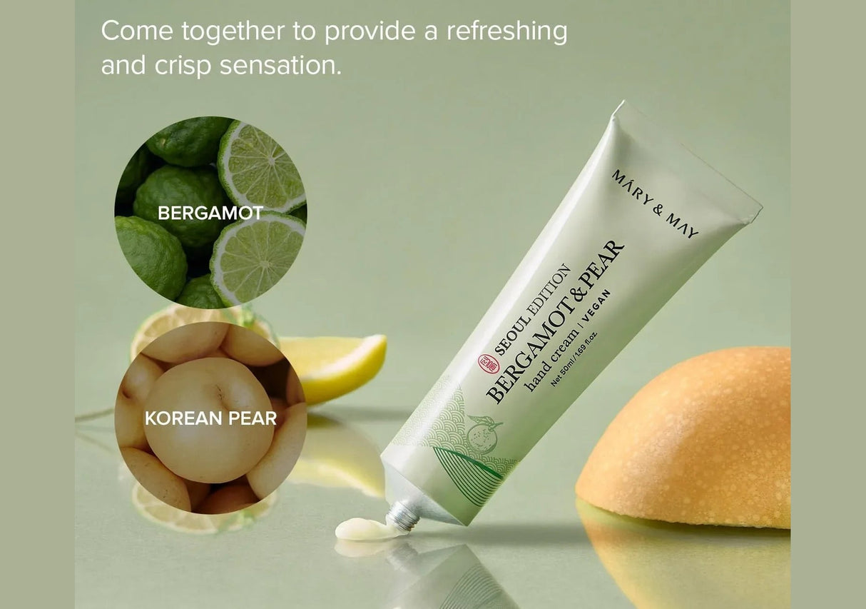 MARY & MAY | Seoul Edition “Bergamot & Pear” Hand Cream - 50 ml