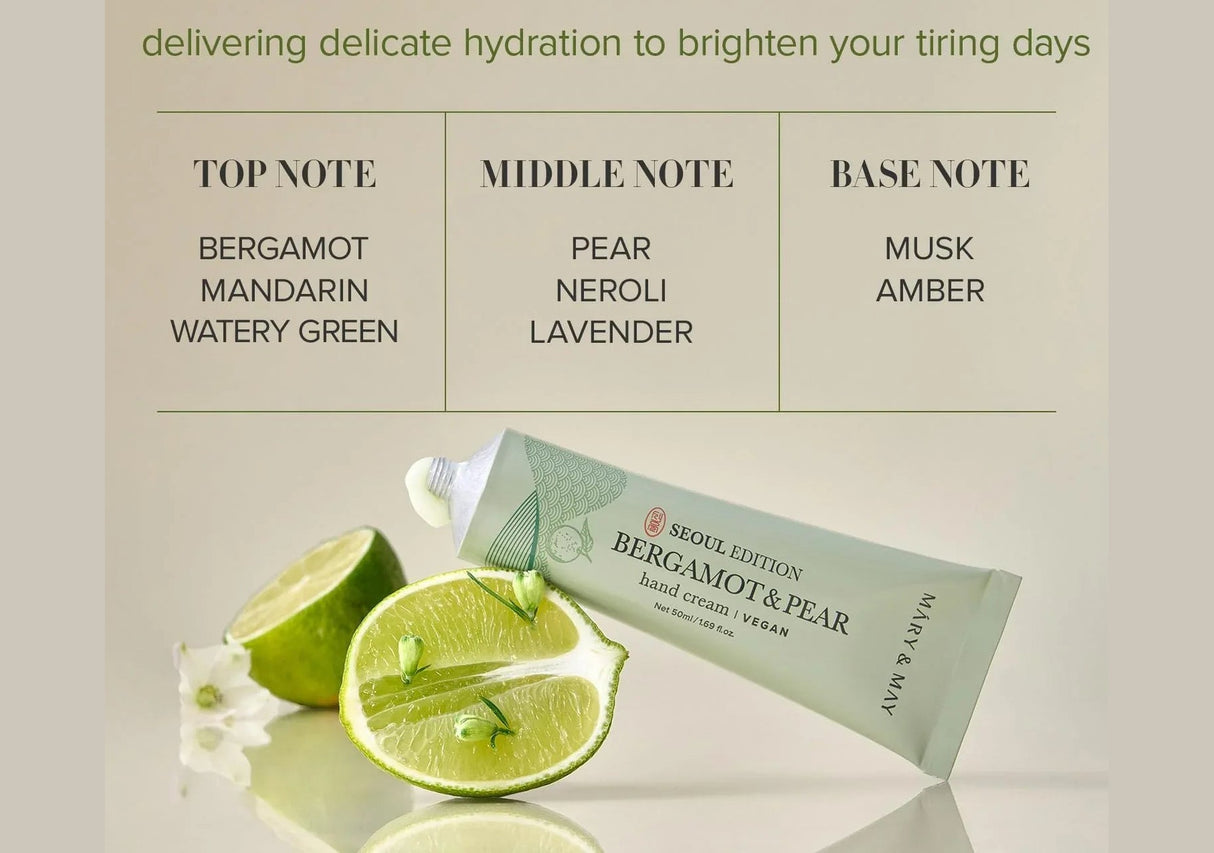 MARY & MAY | Seoul Edition “Bergamot & Pear” Hand Cream - 50 ml
