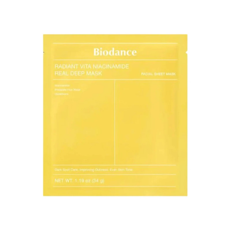 BIODANCE | Radiant Vita Niacinamide Real Deep Mask - 1 ud