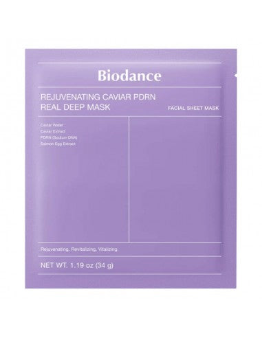 BIODANCE | Rejuvenating Caviar PDRN Real Deep Mask - 4 uds