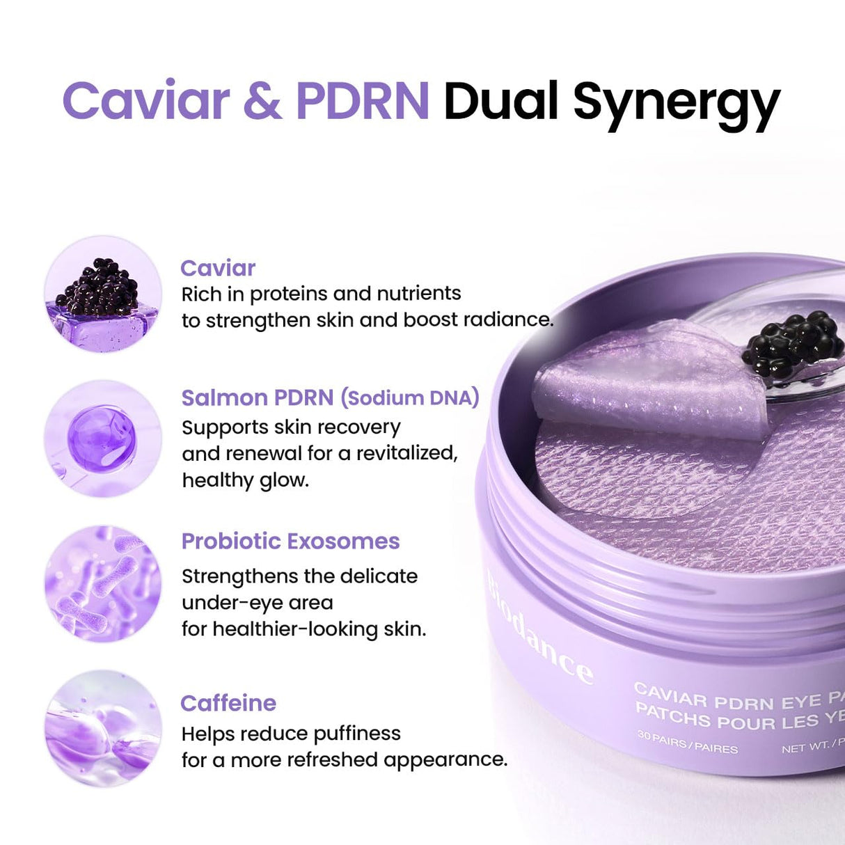 BIODANCE | Caviar PDRN Eye Patches - 30ud