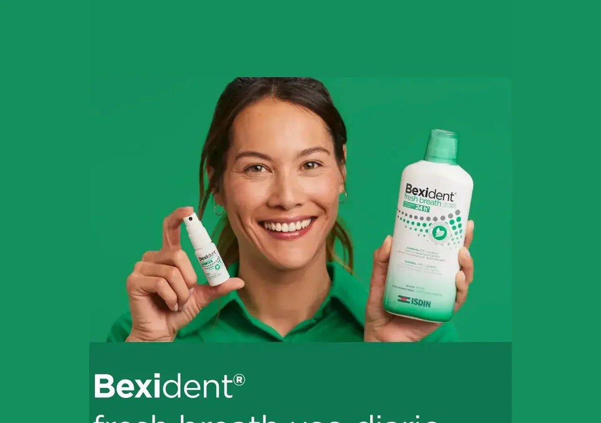 ISDIN | Bexident® Fresh Breath Colutorio + Spray Fresh Breath - 500ml + 15ml - InternationalCosmetic