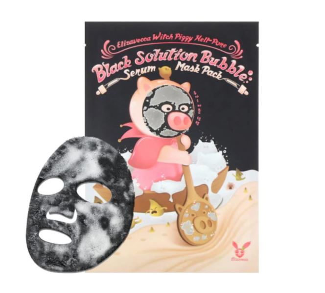 ELIZAVECCA | Witch Piggy Hell Pore Black Solution Bubble Serum Mask