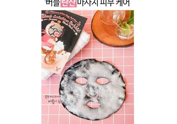 ELIZAVECCA | Witch Piggy Hell Pore Black Solution Bubble Serum Mask - 1ud - InternationalCosmetic
