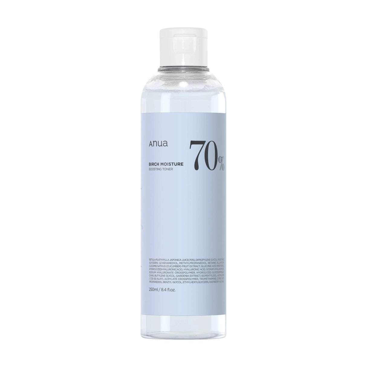 ANUA | Birch 70 + Hyaluron Moisture Boosting Toner - 250ml - InternationalCosmetic