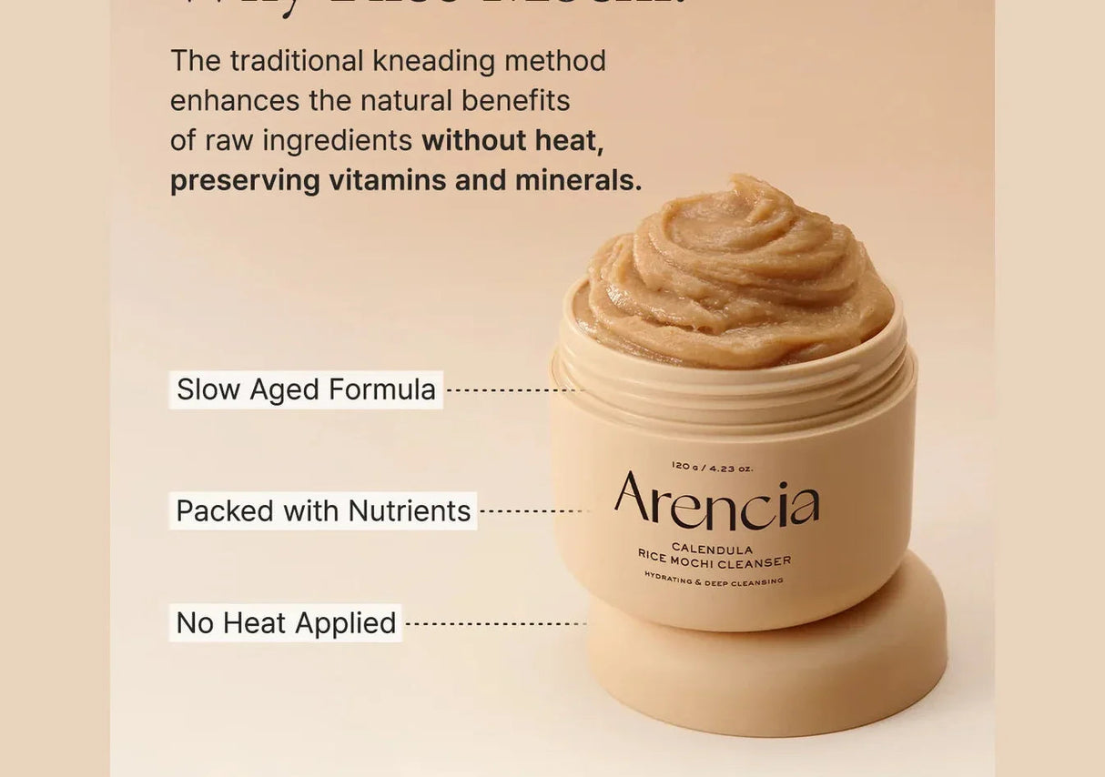 ARENCIA | Calendula Rice Mochi Cleanser - 120ml - InternationalCosmetic