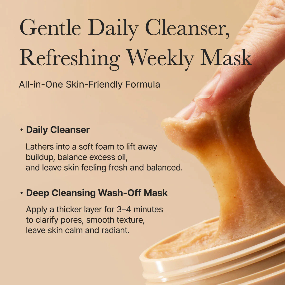 ARENCIA | Calendula Rice Mochi Cleanser - 120ml