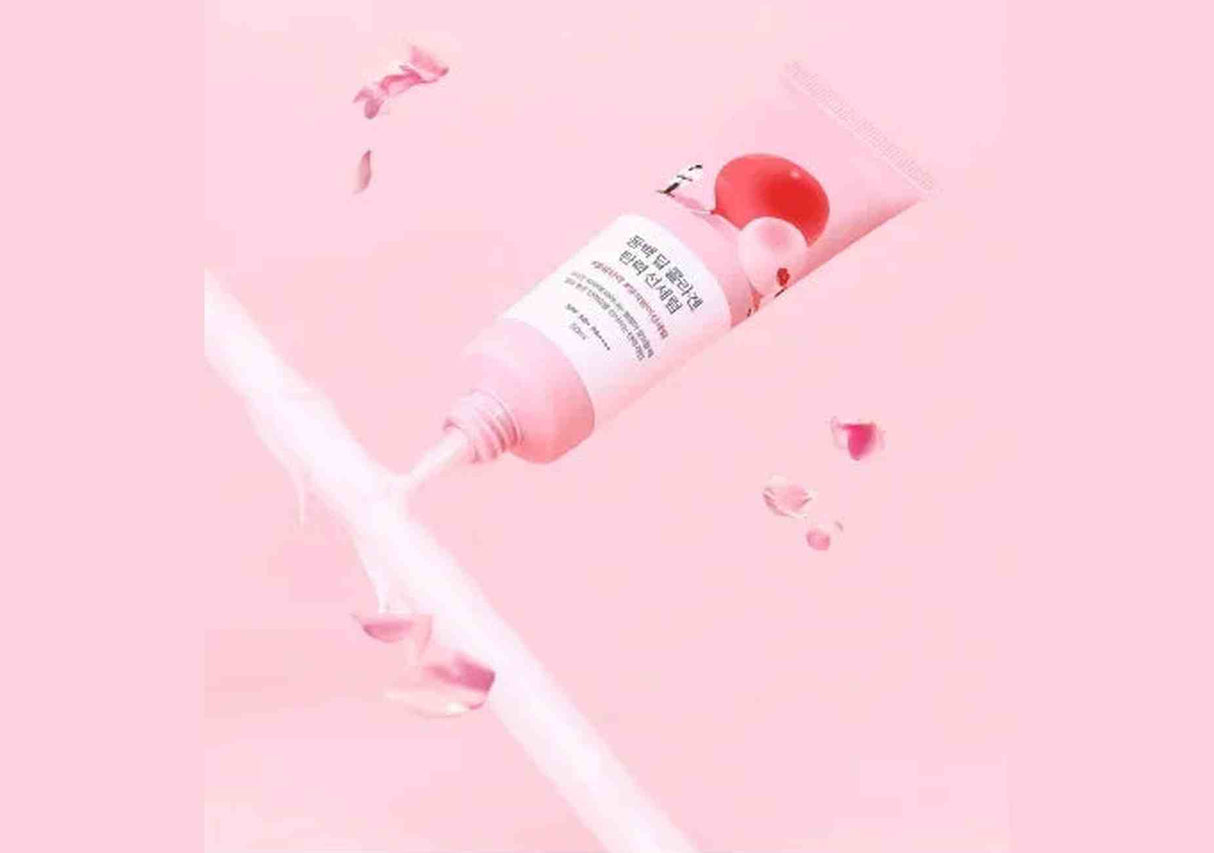 ROUND LAB | Camellia Deep Collagen Firming Sun Serum SPF50+ - 50 ml