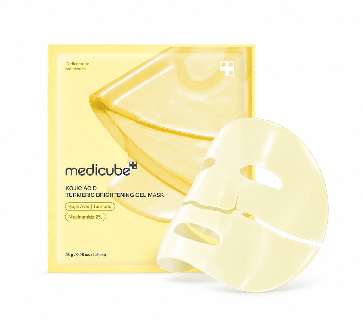 Kojic Acid Turmeric Brightening Gel Mask (Pack of 4)