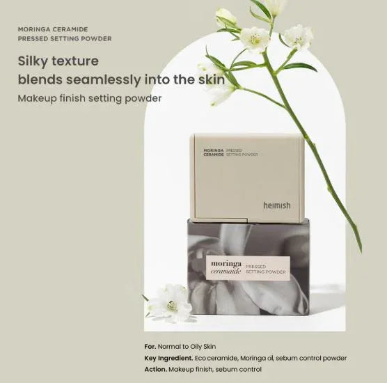 HEIMISH | Moringa Ceramide Pressed Setting Powder - 5 gr - InternationalCosmetic