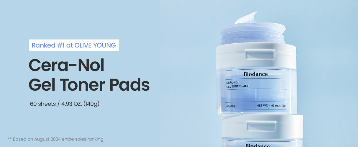 BIODANCE | Cera-nol Gel Toner Pad - 60ud