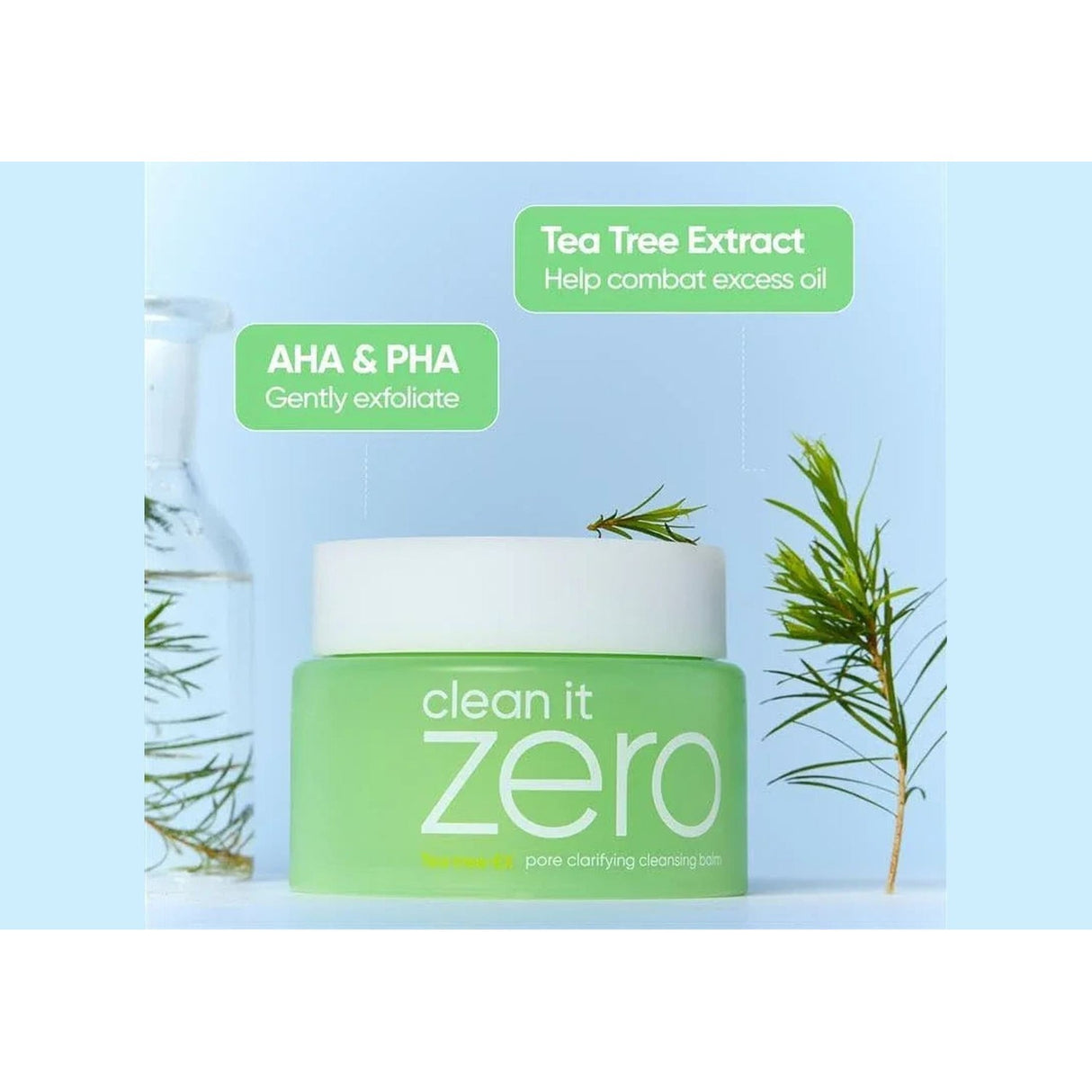 BANILA CO | Clean It Zero Tea Tree‑EX Pore Clarifying Cleansing Balm - 100ml - InternationalCosmetic