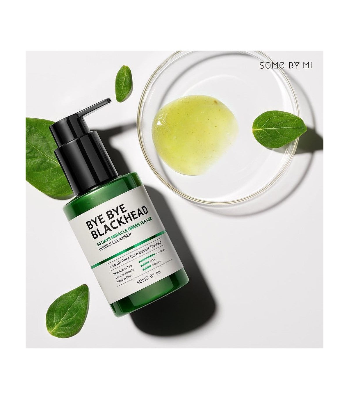 SOME BY MI | Bye Bye Blackhead 30 Days Miracle Green Tea Tox Bubble Cleanser - 120ml