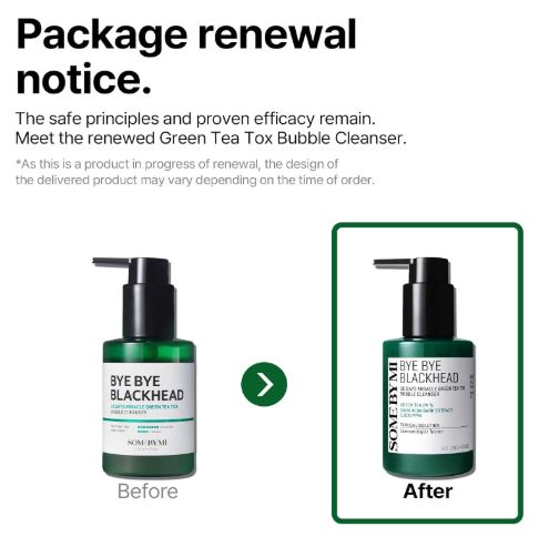 SOME BY MI | Bye Bye Blackhead 30 Days Miracle Green Tea Tox Bubble Cleanser - 120ml