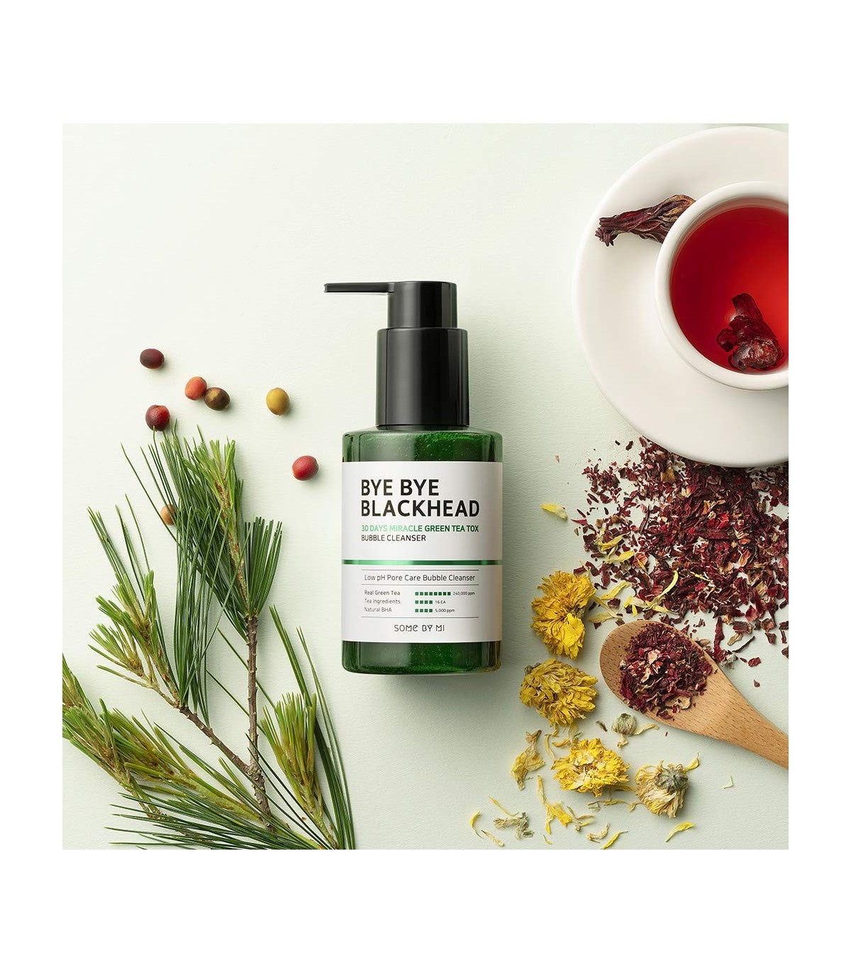 SOME BY MI | Bye Bye Blackhead 30 Days Miracle Green Tea Tox Bubble Cleanser - 120ml