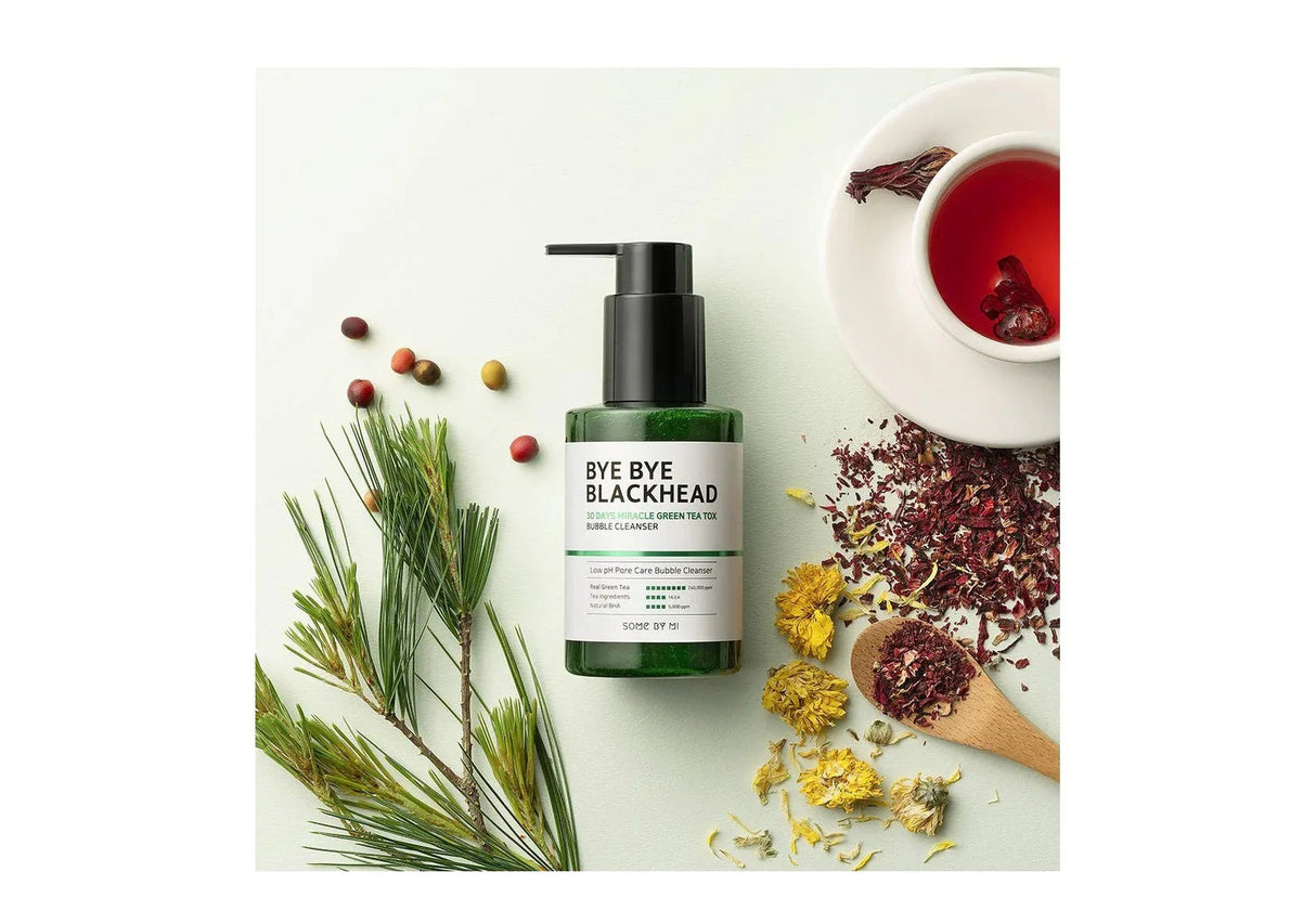 SOME BY MI | Bye Bye Blackhead 30 Days Miracle Green Tea Tox Bubble Cleanser - 120ml