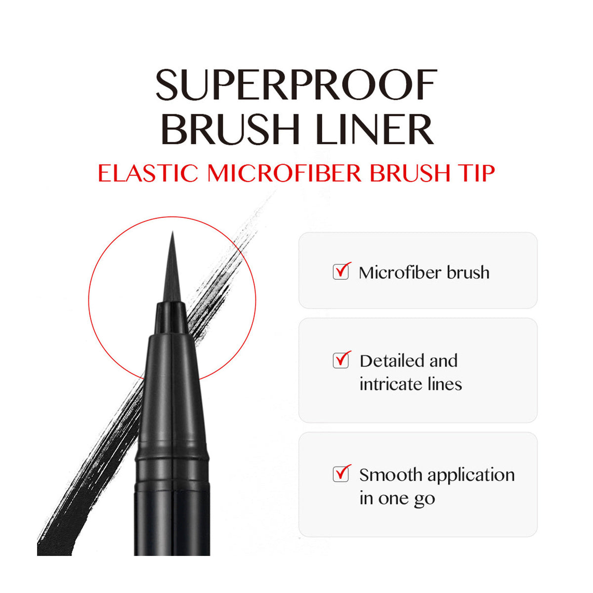 CLIO | Superproof Brush Liner - 0.55ml