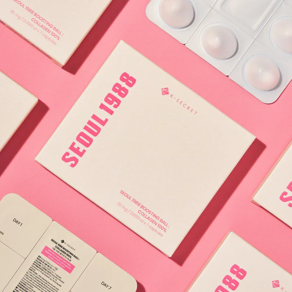 K-SECRET | Seoul 1988 Boosting Ball: Collagen 100% - 35mg - InternationalCosmetic