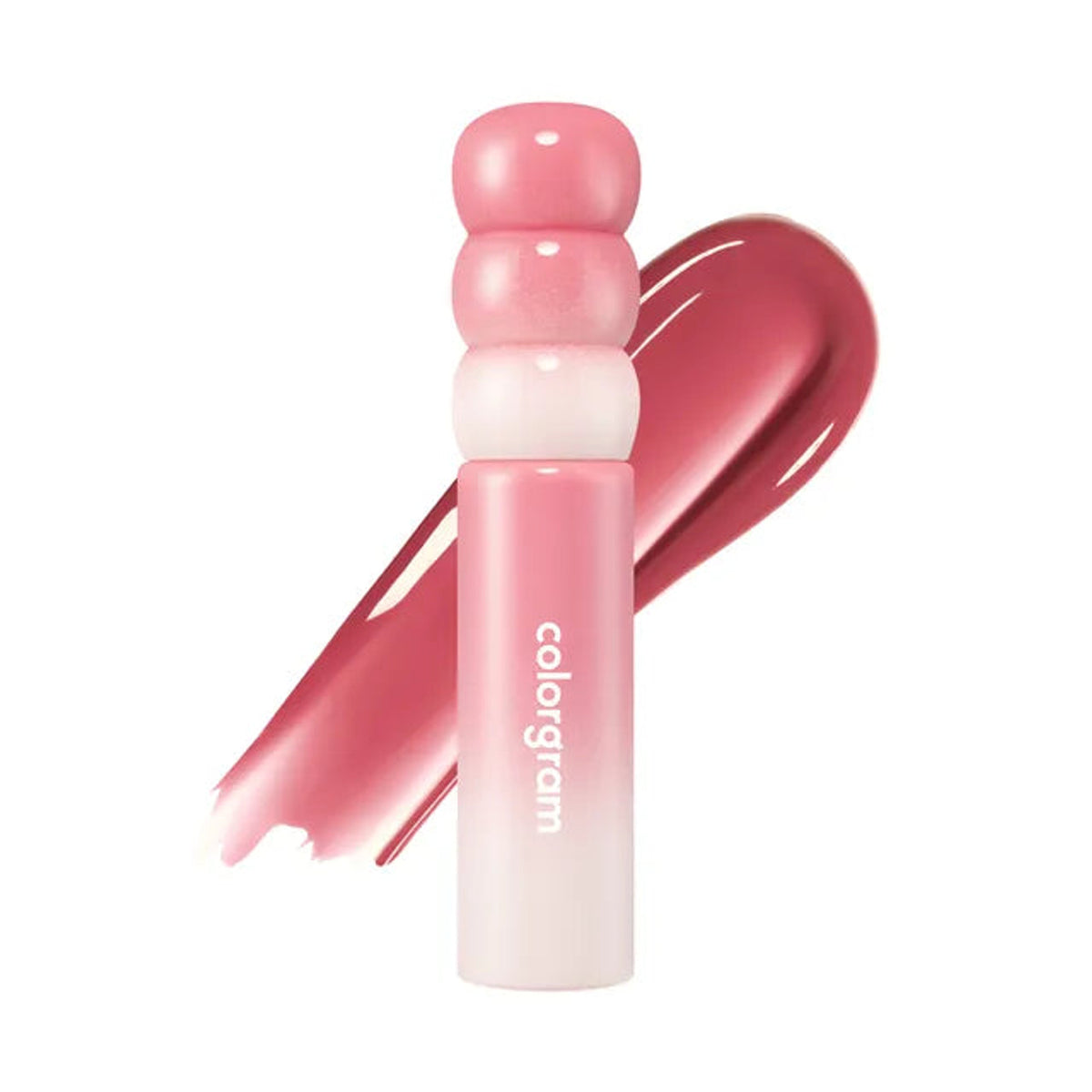 COLORGRAM Fruity Glass Tint Milk 06 Oolong Lychee sobre fondo blanco