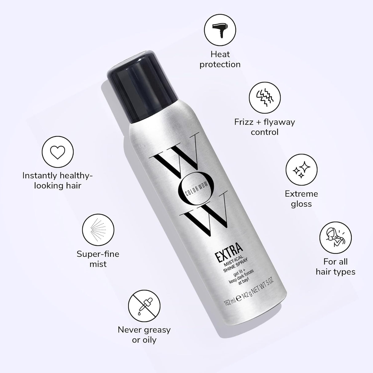 COLOR WOW | EXTRA Mist-ical Shine Spray - 162ml