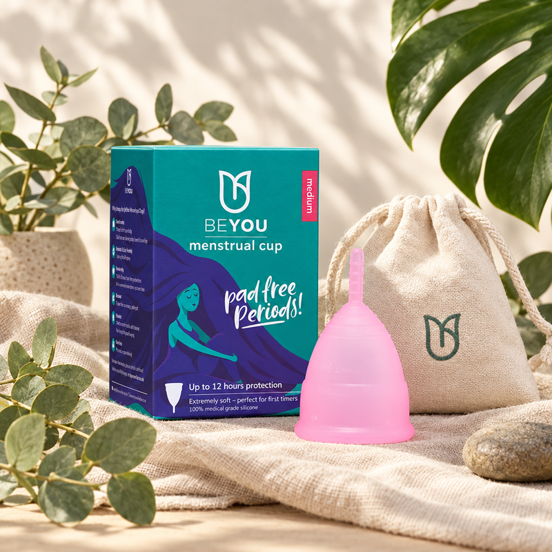Copa menstrual BEYOU en bodegón sostenible