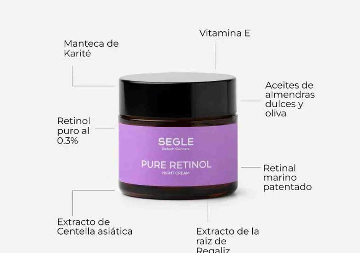 SEGLE | Pure Retinol Crema Facial - 50 ml