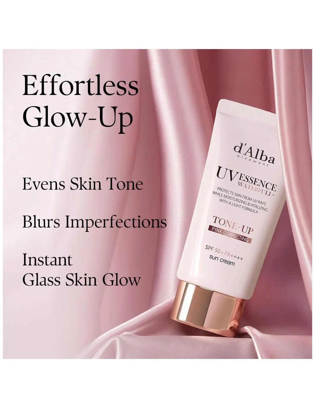 D'ALBA| Waterfull Tone-Up Sun Cream SPF 50+ - 50ml - InternationalCosmetic