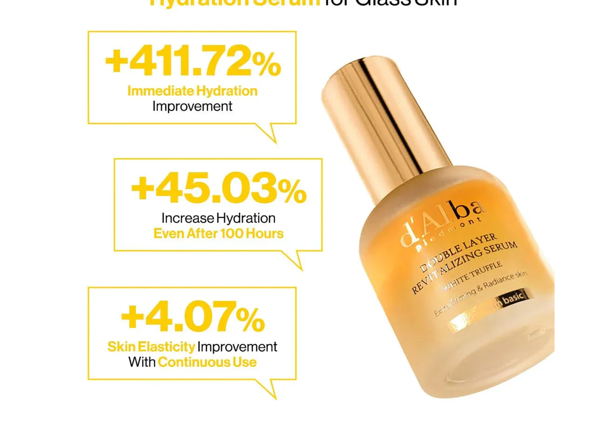 D'ALBA| White Truffle Double Layer Revitalizing Serum 30ml