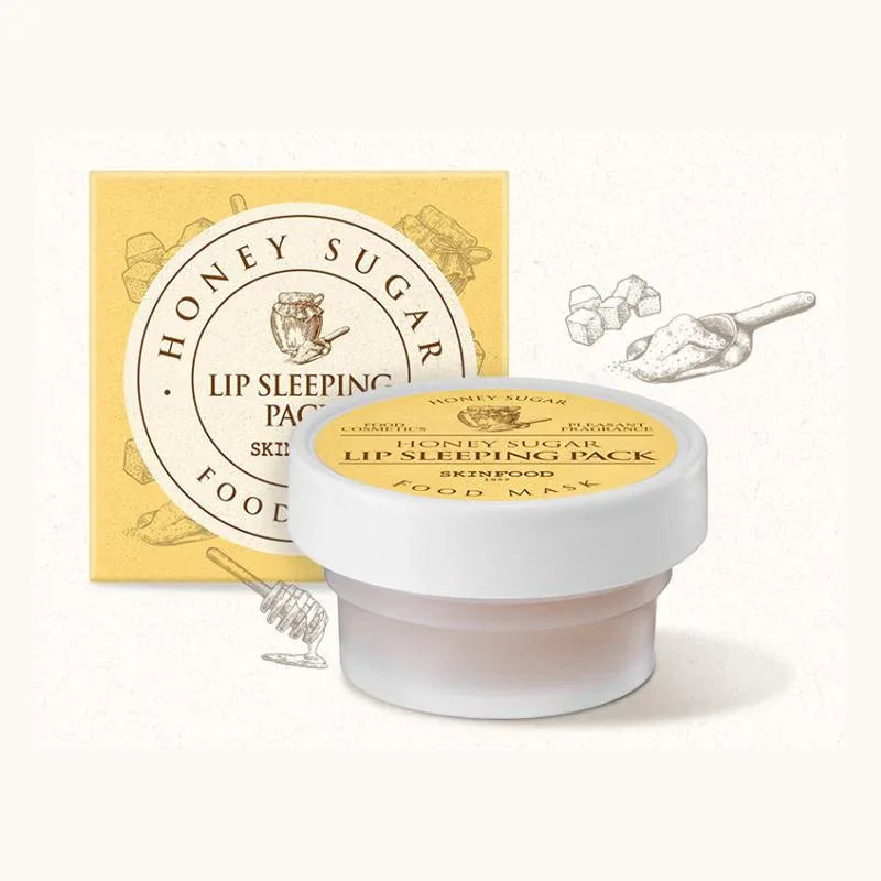 SKINFOOD | Honey Sugar Lip Sleeping Pack - 21gr - InternationalCosmetic
