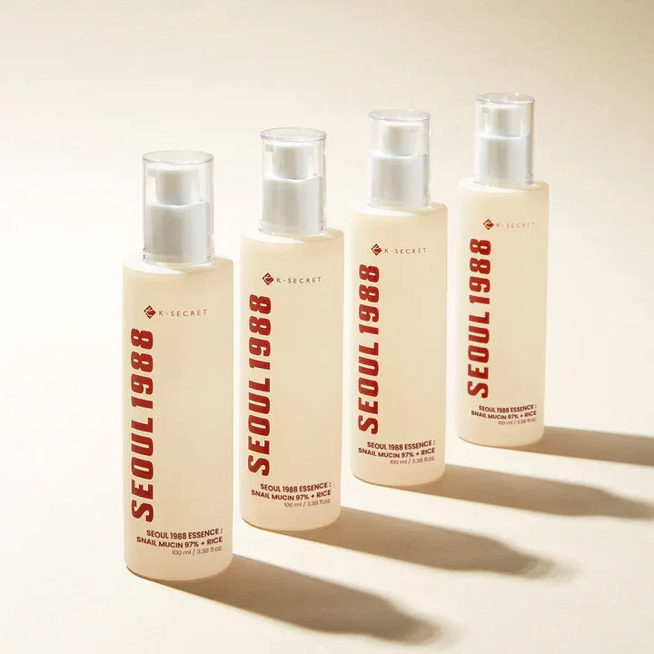 K-SECRET | Seoul 1988 Essence Snail Mucin 97 % + Rice - 100 ml - InternationalCosmetic