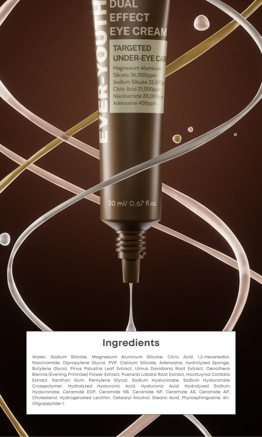 NINE LESS | Ever-Youth Dual Effect Eye Cream - 20 ml