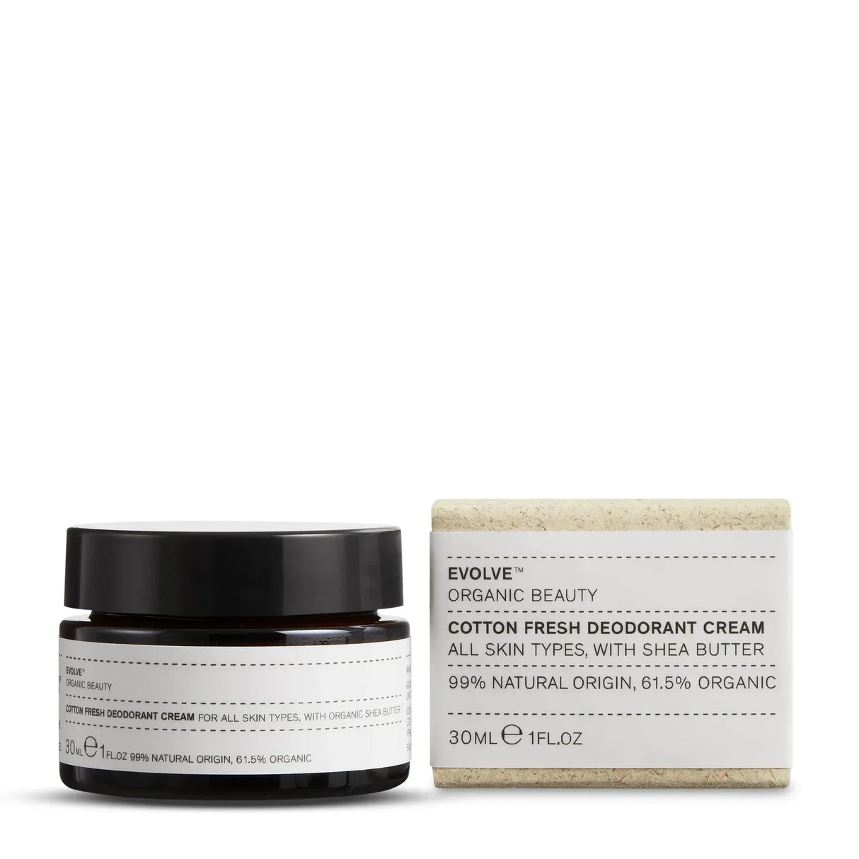 EVOLVE | Cotton Fresh Deodorant Cream - 30ml - InternationalCosmetic