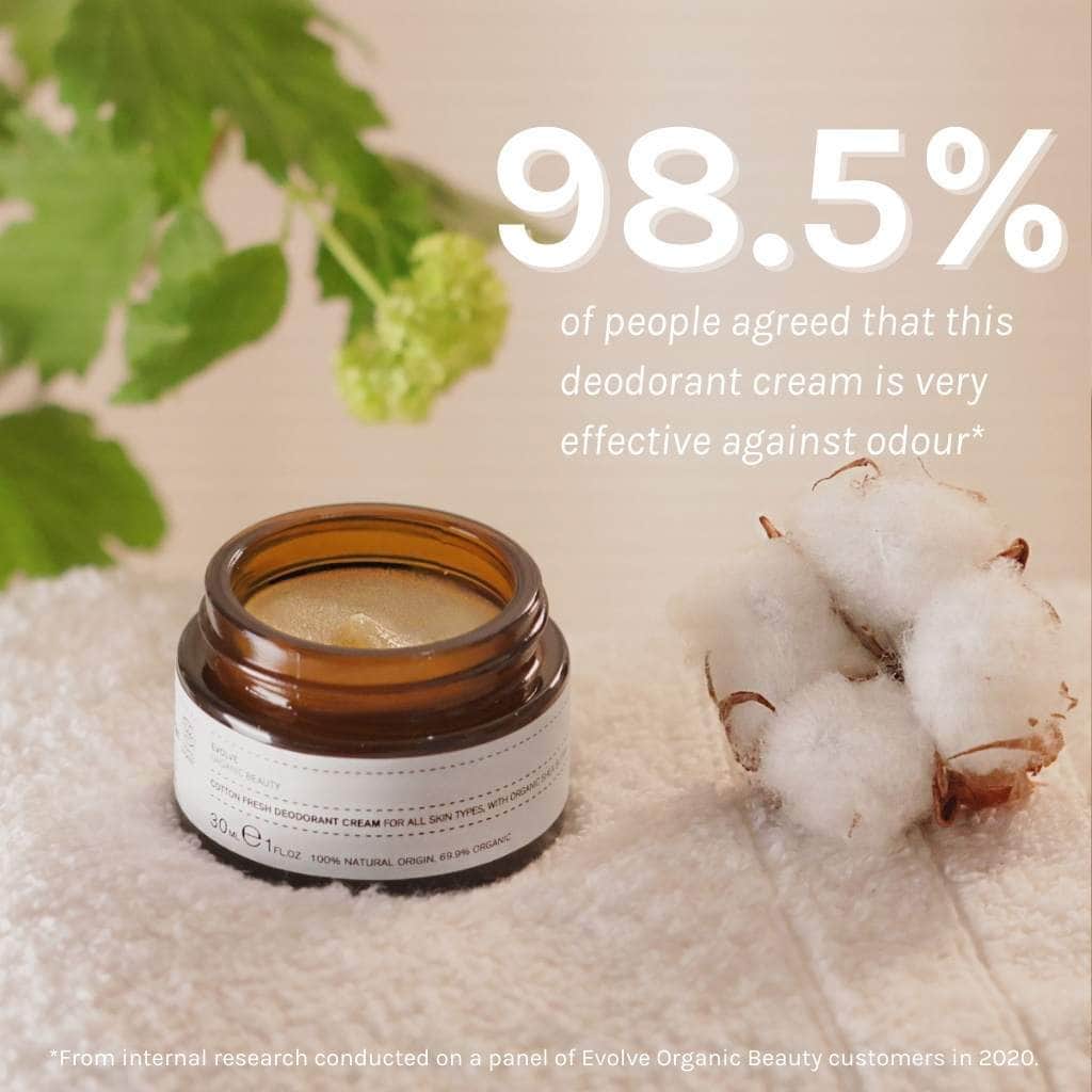 EVOLVE | Cotton Fresh Deodorant Cream - 30ml