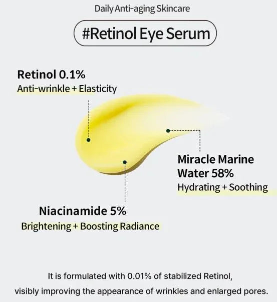 HEIMISH | Marine Care Retinol Eye Serum - 30ml - InternationalCosmetic