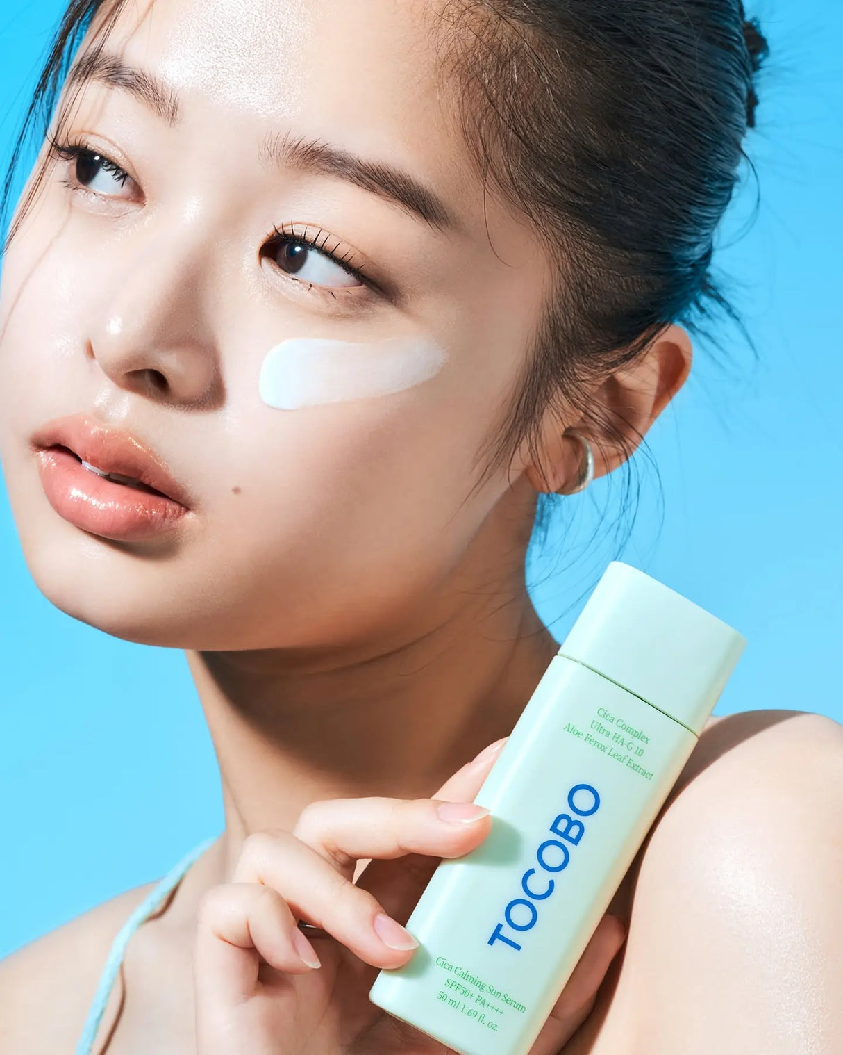 Travel size - Cica Calming Sun Serum SPF50 PA++++ 10ml + keychain