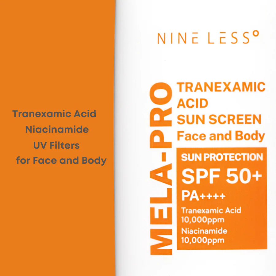NINE LESS | MELA-PRO Tranexamic Acid Sun Screen - 100ml