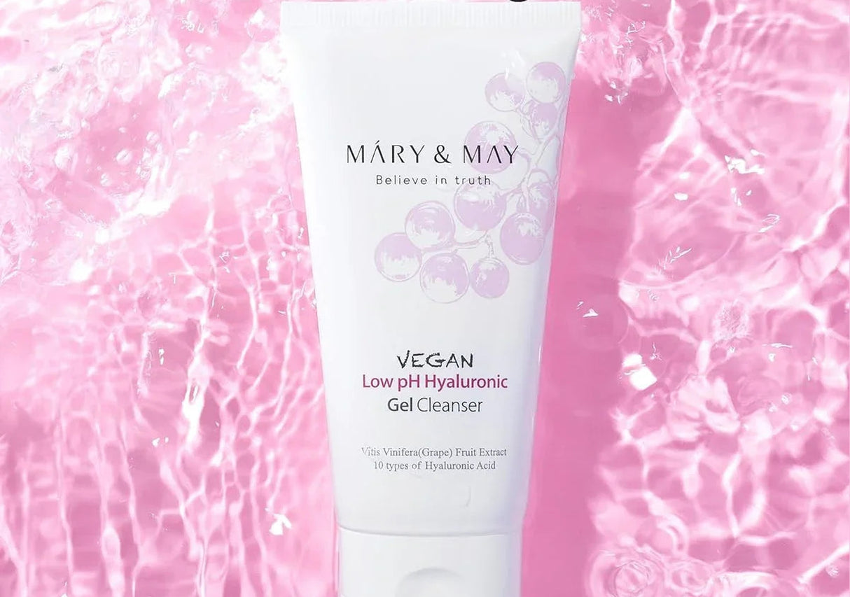 MARY & MAY | Vegan Low pH Hyaluronic Gel Cleanser - 150 ml