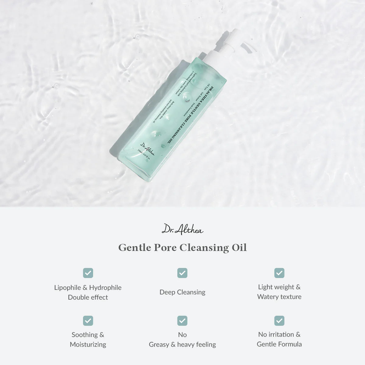 DR. ALTHEA | Gentle Pore Vegan Cleansing Oil - 150ml