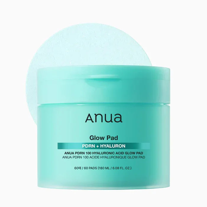 ANUA | PDRN 100 Hyaluronic Acid Glow Pads - 60ud - InternationalCosmetic