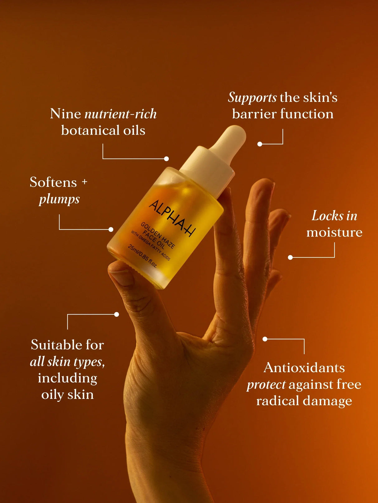 ALPHA-H | Golden Haze Face Oil - InternationalCosmetic