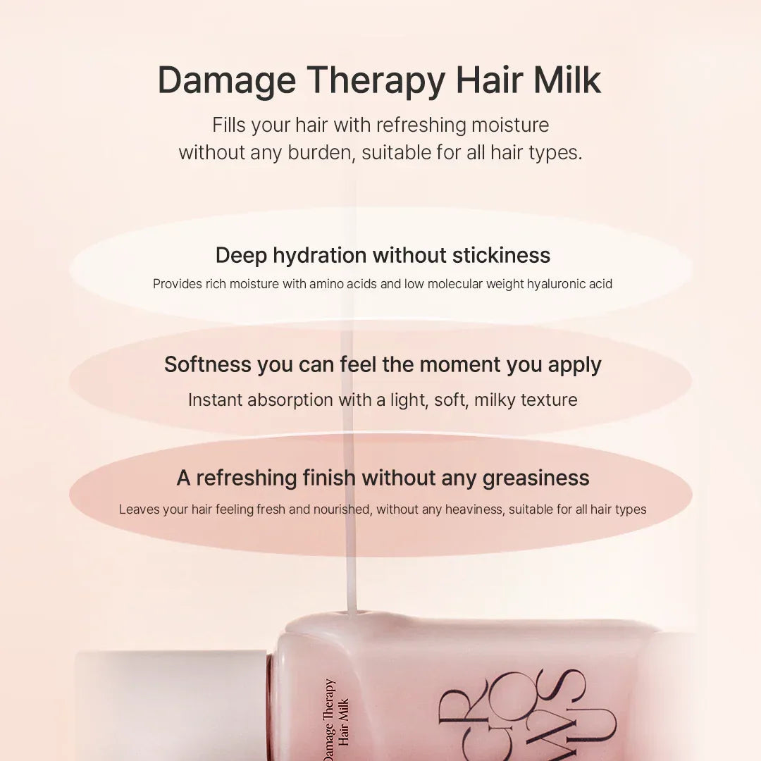 GROWUS | Damage Therapy Hair Milk - 160ml - InternationalCosmetic