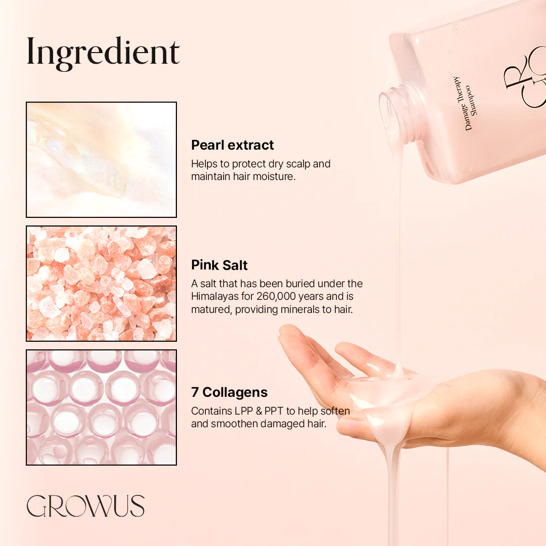 GROWUS | Damage Therapy Shampoo - 500ml