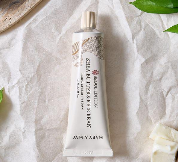 MARY & MAY | Shea Butter & Rice Bran Hand Cream - 50 ml - InternationalCosmetic